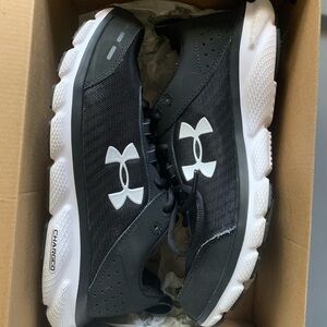 Under Armour Black and White Sneakers